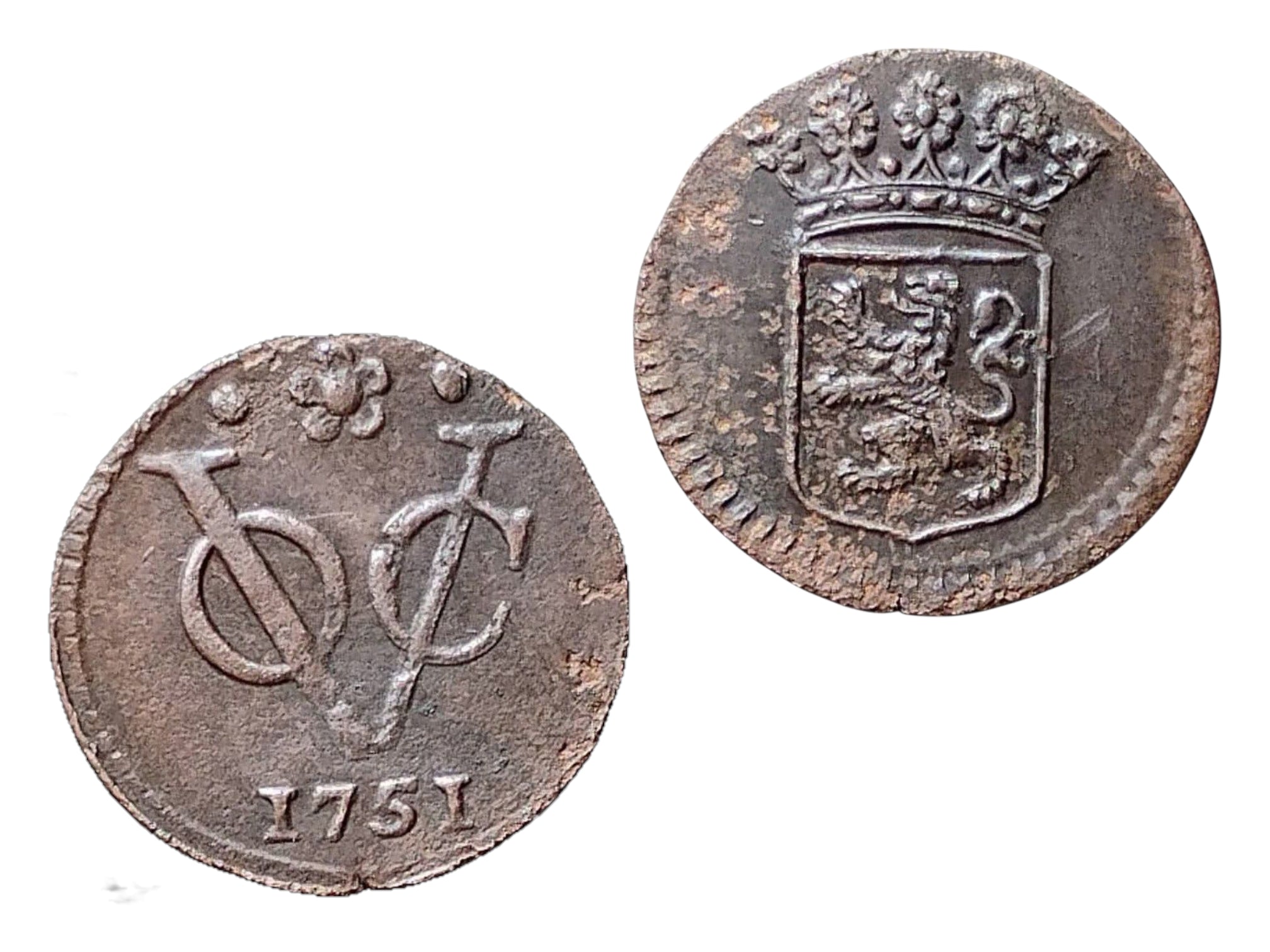 VOC Colonial Coins Duit – Netherlands East Indies Era | ArtefactsHunter