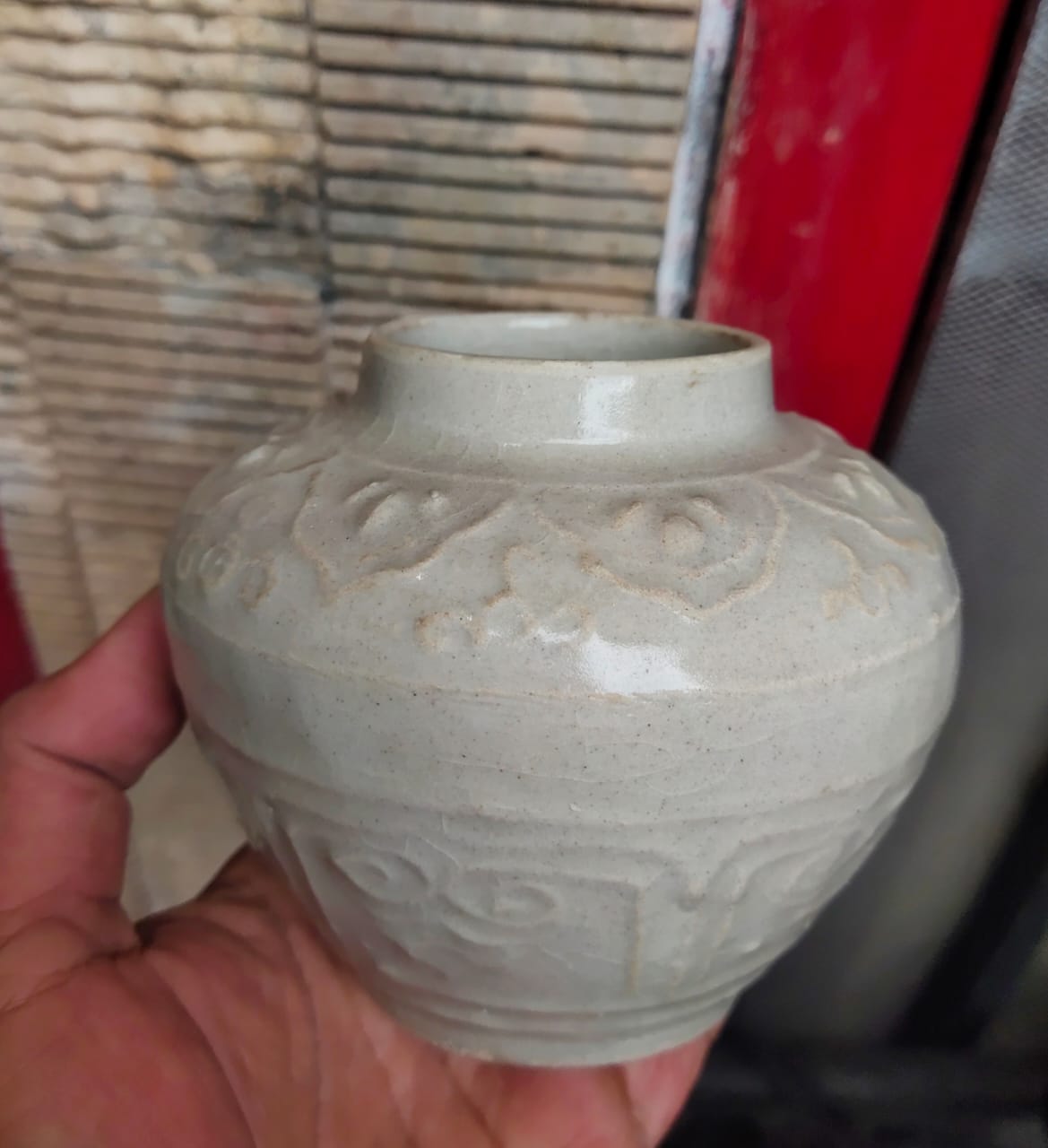 Yuan Dynasty Era Chinese Porcelain Medium Jar