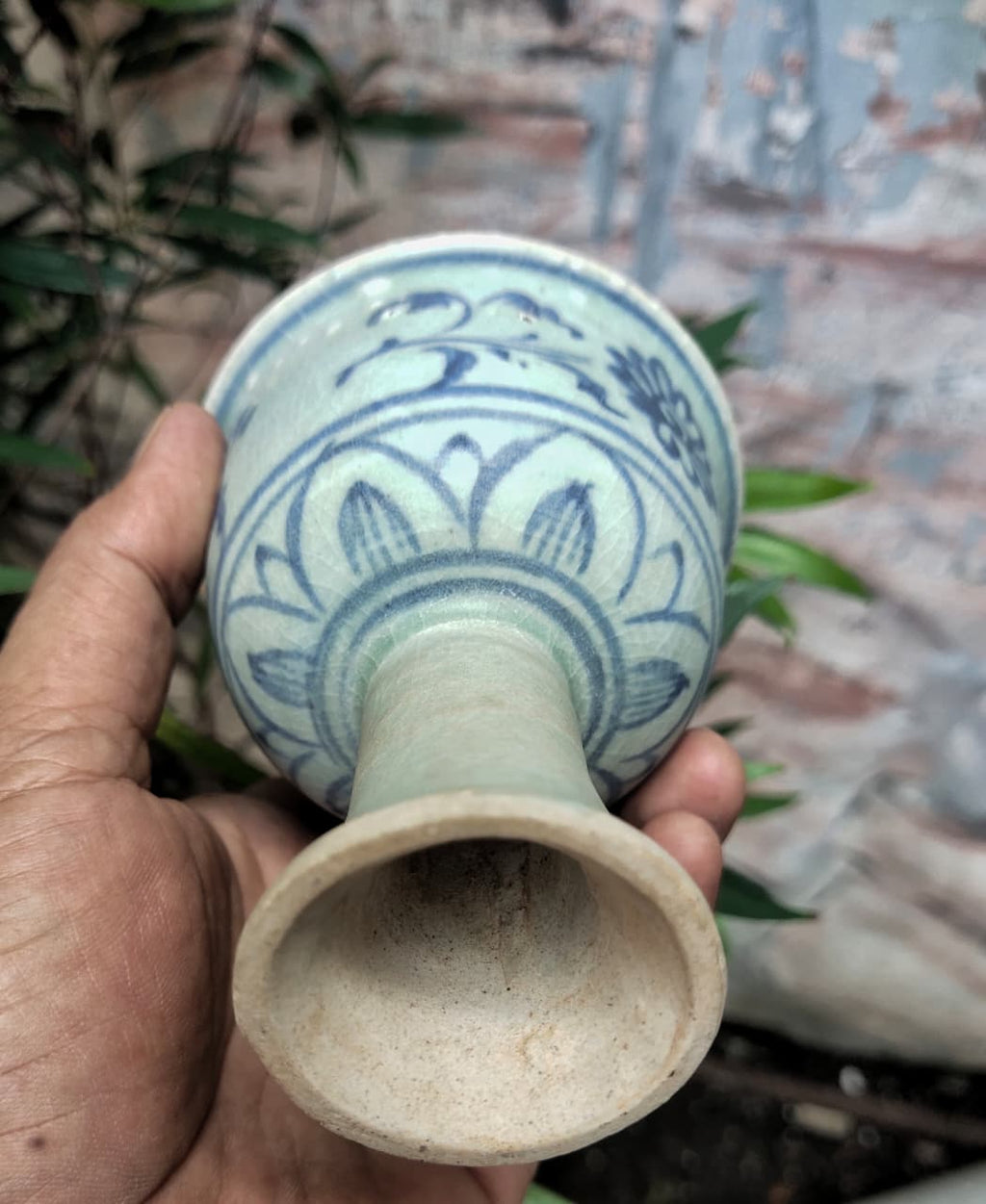 Ming Dynasty Era Stem Cup - Chinese Porcelain Collector Piece | ArtefactsHunter