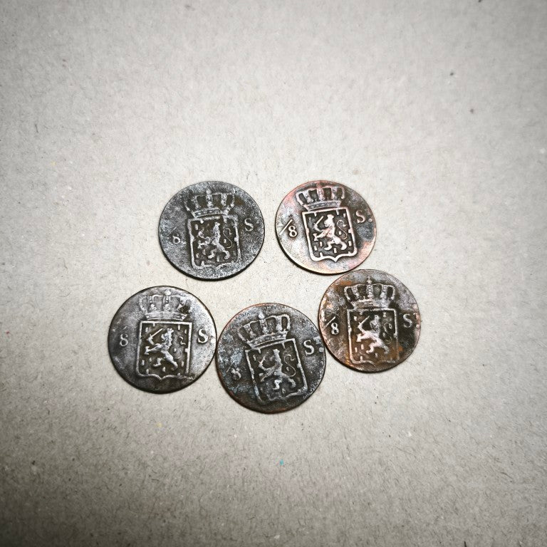 Netherlands Indies Colonial Coins - Stuiver Copper | Batavia Trade Coins
