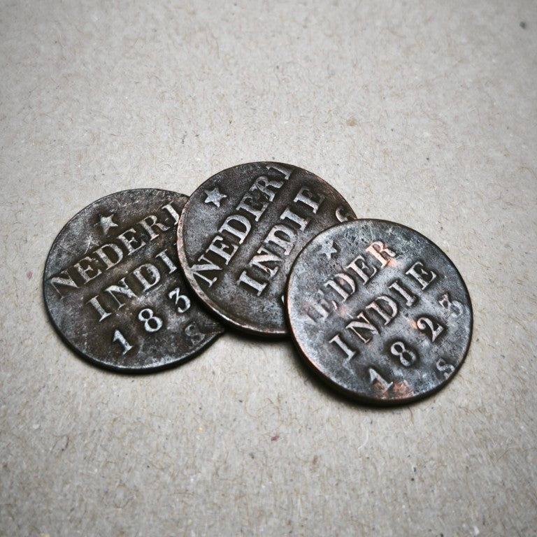Netherlands Indies Colonial Coins - Stuiver Copper | Batavia Trade Coins