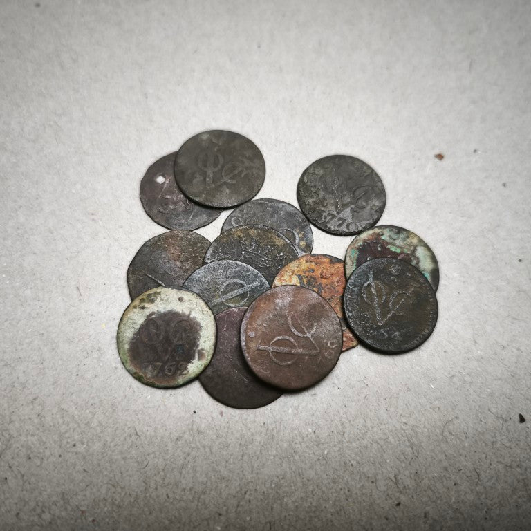 Netherlands East Indies Coins - Dutch Colonial Cent | Copper Trade Coins