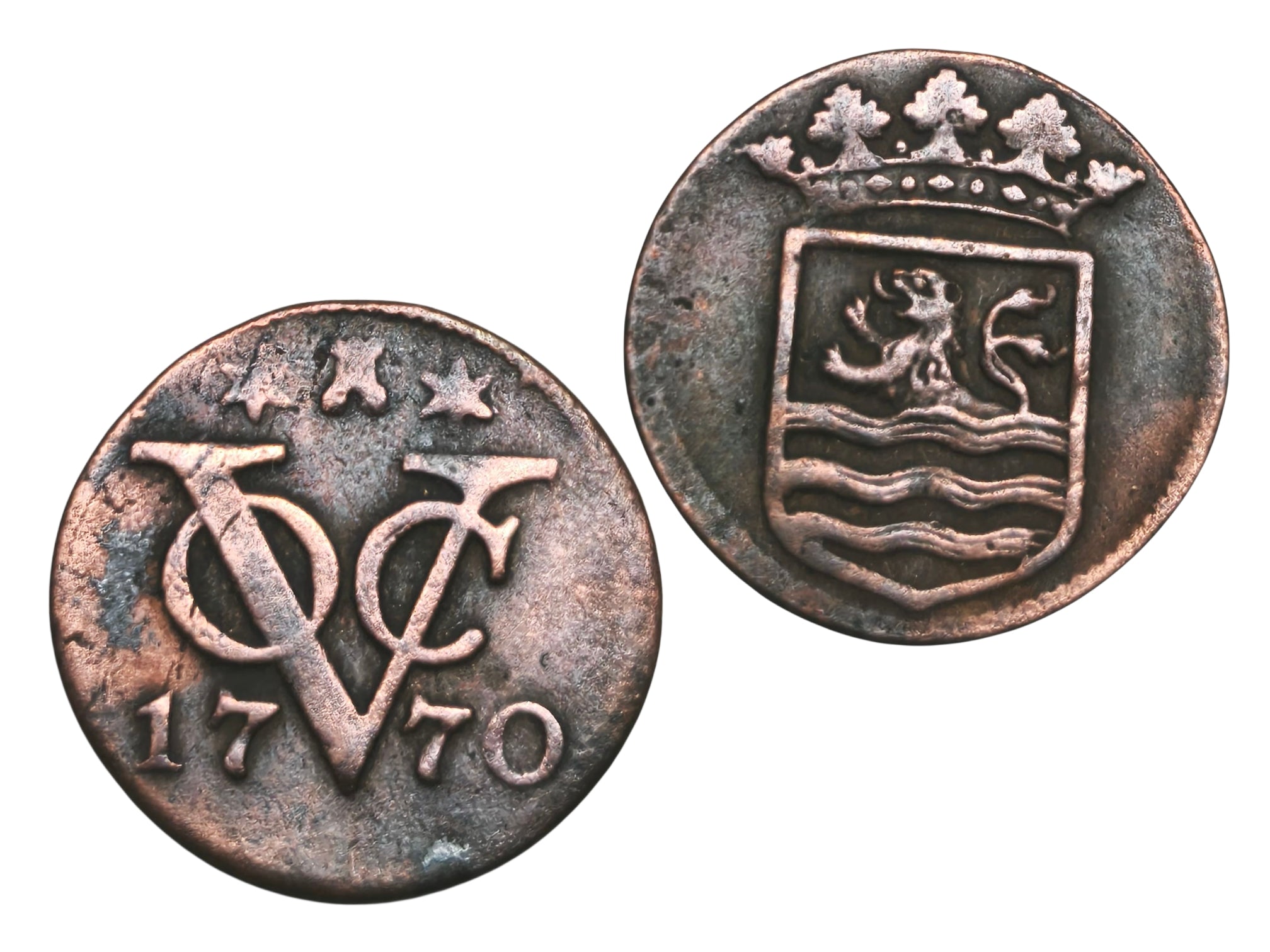 VOC Colonial Coins Duit – Netherlands East Indies Era | ArtefactsHunter