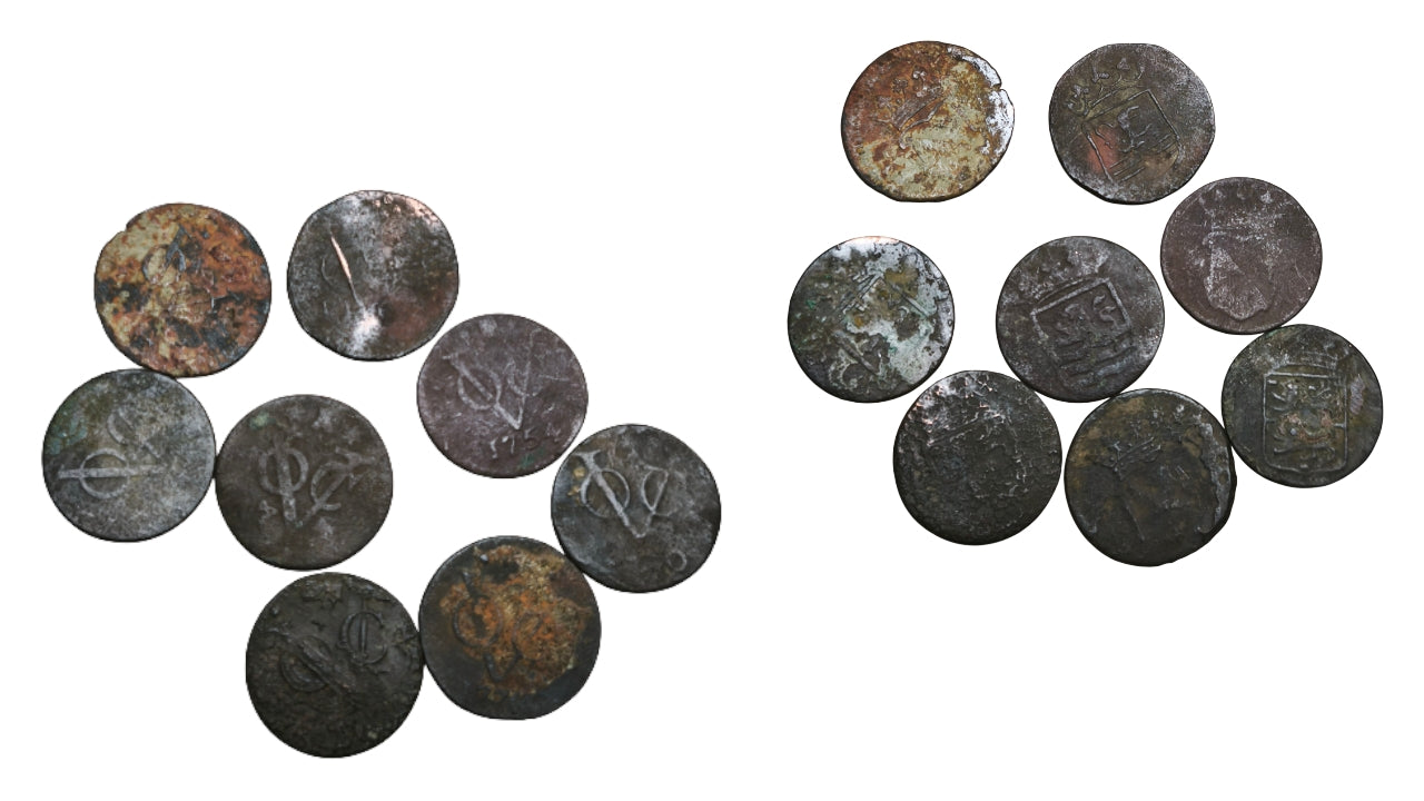 VOC Colonial Coins Duit – Netherlands East Indies Era | ArtefactsHunter