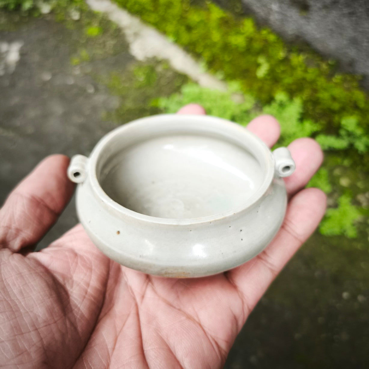 Song Dynasty Chinese Porcelain Handled Incense Burner | 960-1279 CE