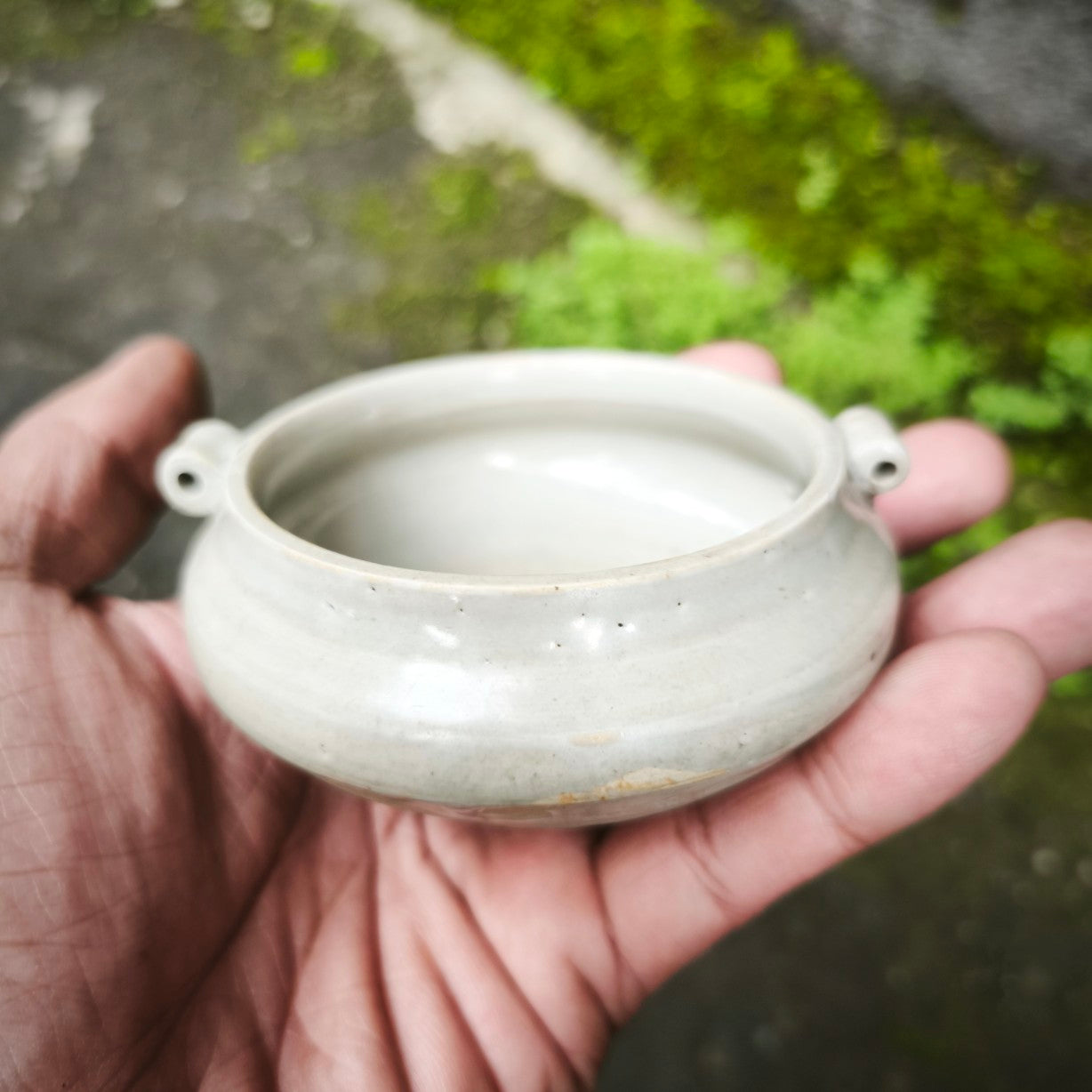 Song Dynasty Chinese Porcelain Handled Incense Burner | 960-1279 CE