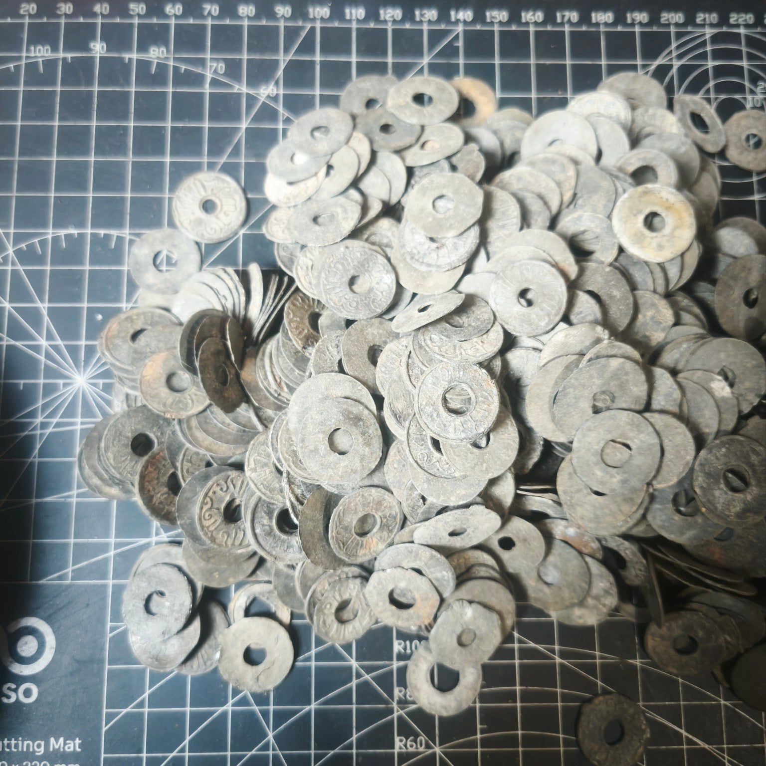 Pitis Palembang Tin/Lead Coins | RANDOM - UNCLEANED