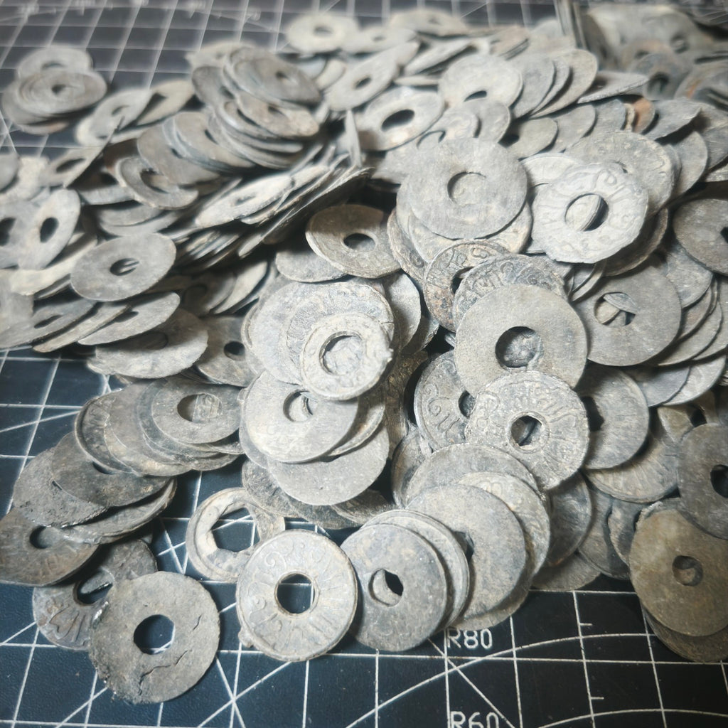 Pitis Palembang Tin/Lead Coins | RANDOM - UNCLEANED