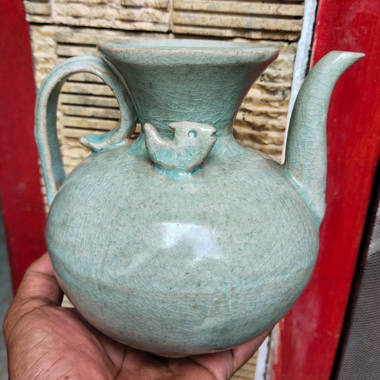 Song Dynasty Celadon Ewer
