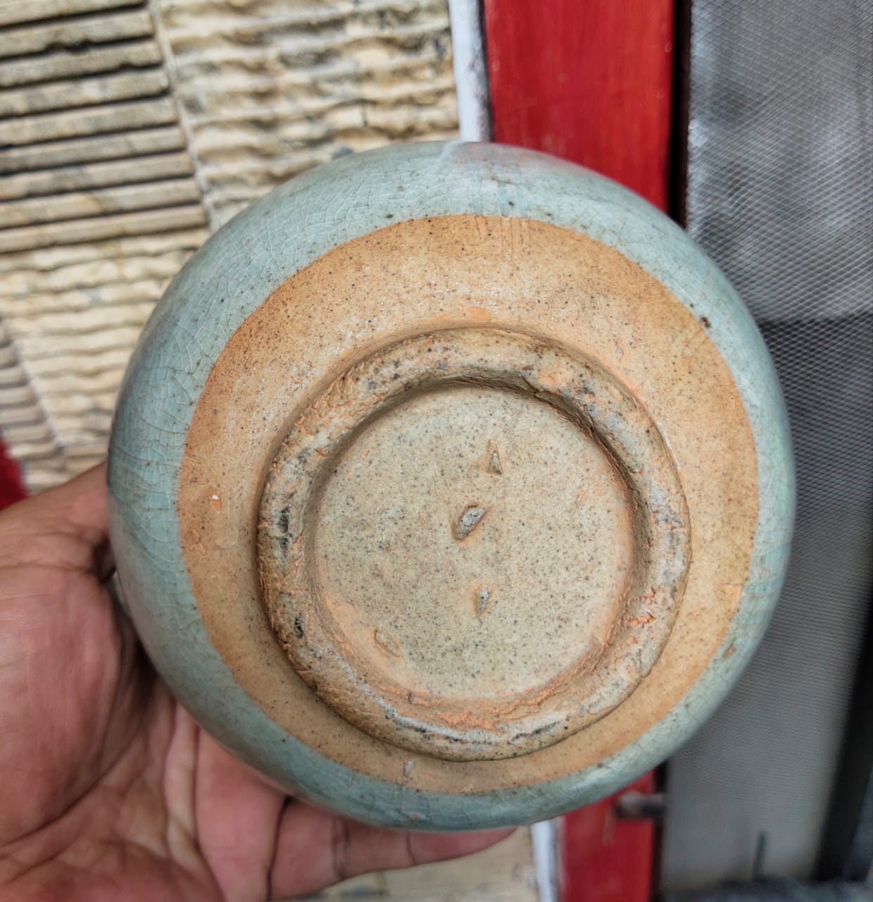 Song Dynasty Celadon Ewer- bottom