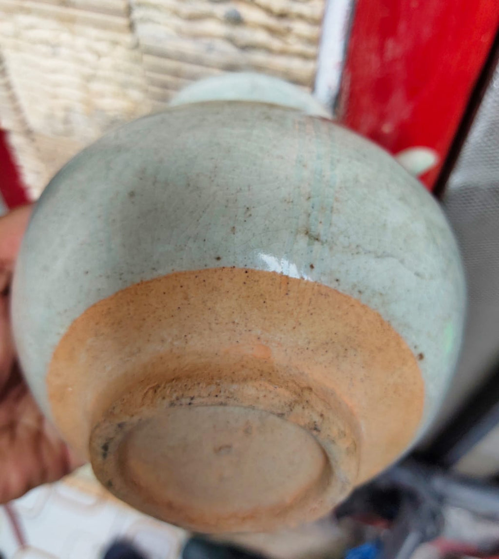 Song Dynasty Celadon Ewer bottom side