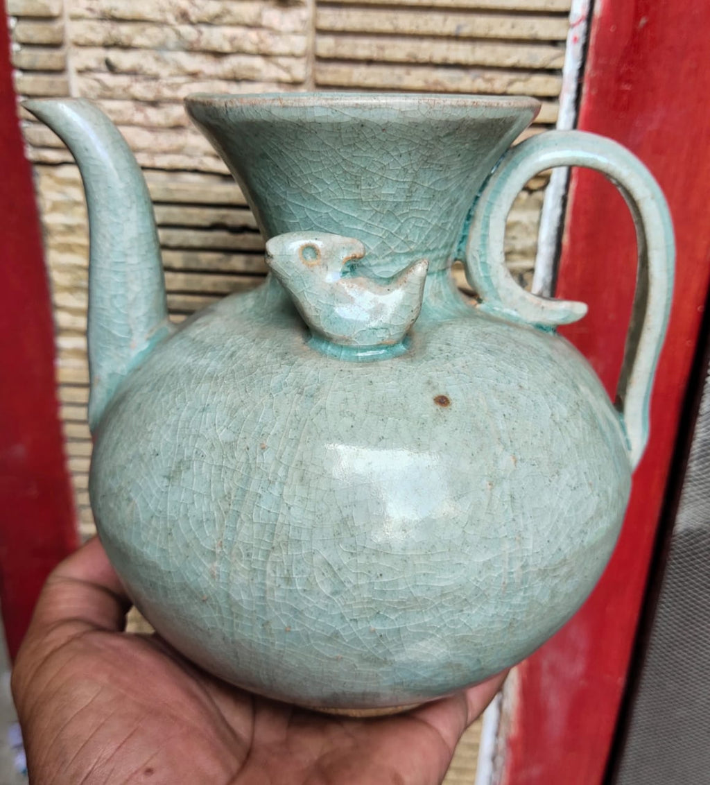 Song Dynasty Celadon Ewer other side