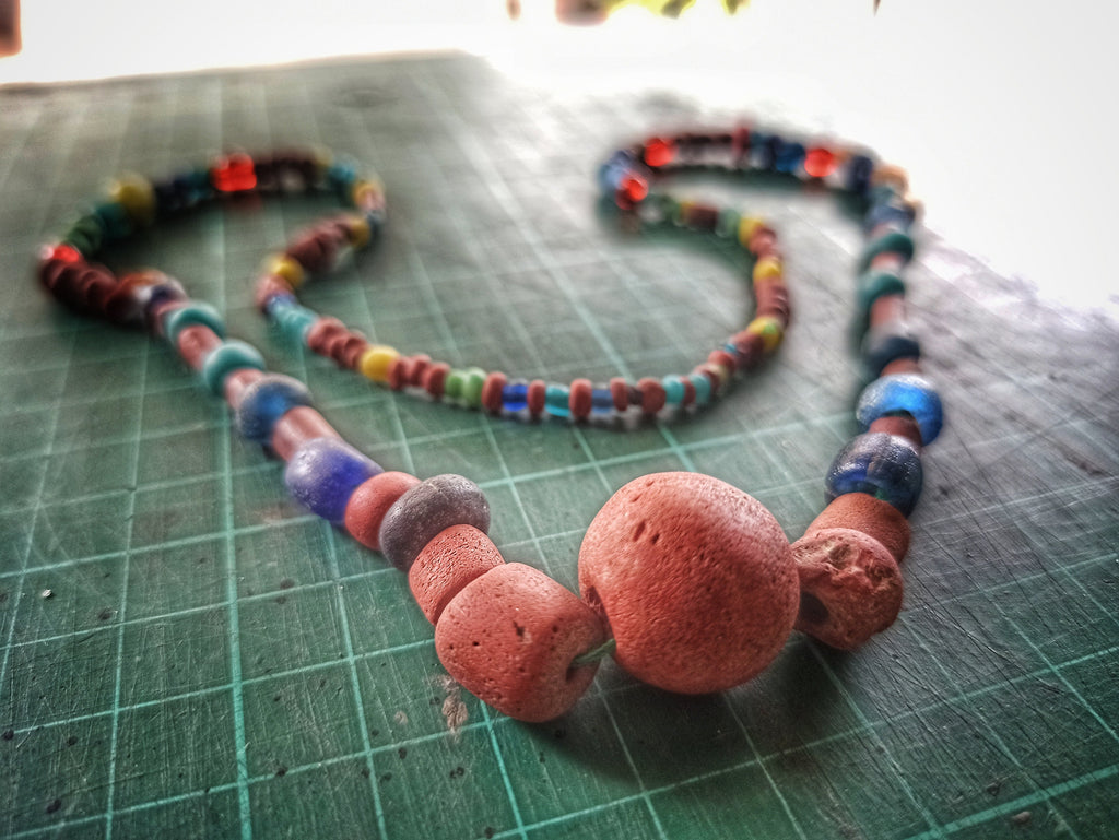 Ancient Terracotta Carnelian Beads 1000-2000 Years Indonesian Excavation | ArtefactsHunter