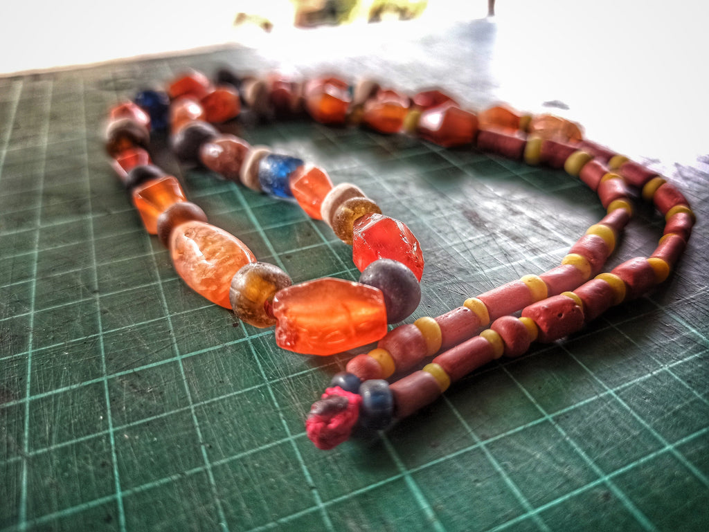 Ancient Terracotta Carnelian Beads 1000-2000 Years Indonesian Excavation | ArtefactsHunter