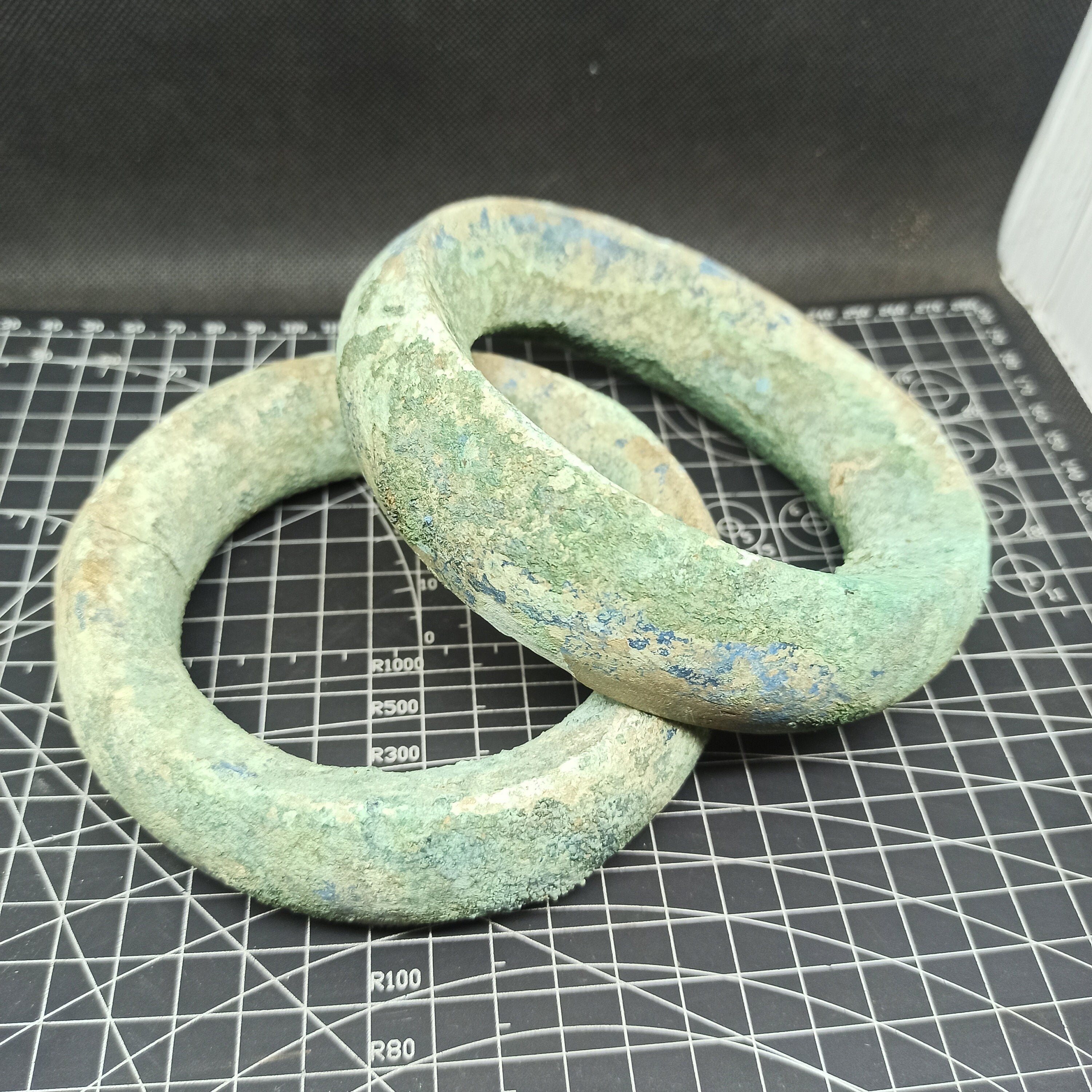 Dong Son Culture Bronze Ankle Bangles Pair Excavation Find | ArtefactsHunter