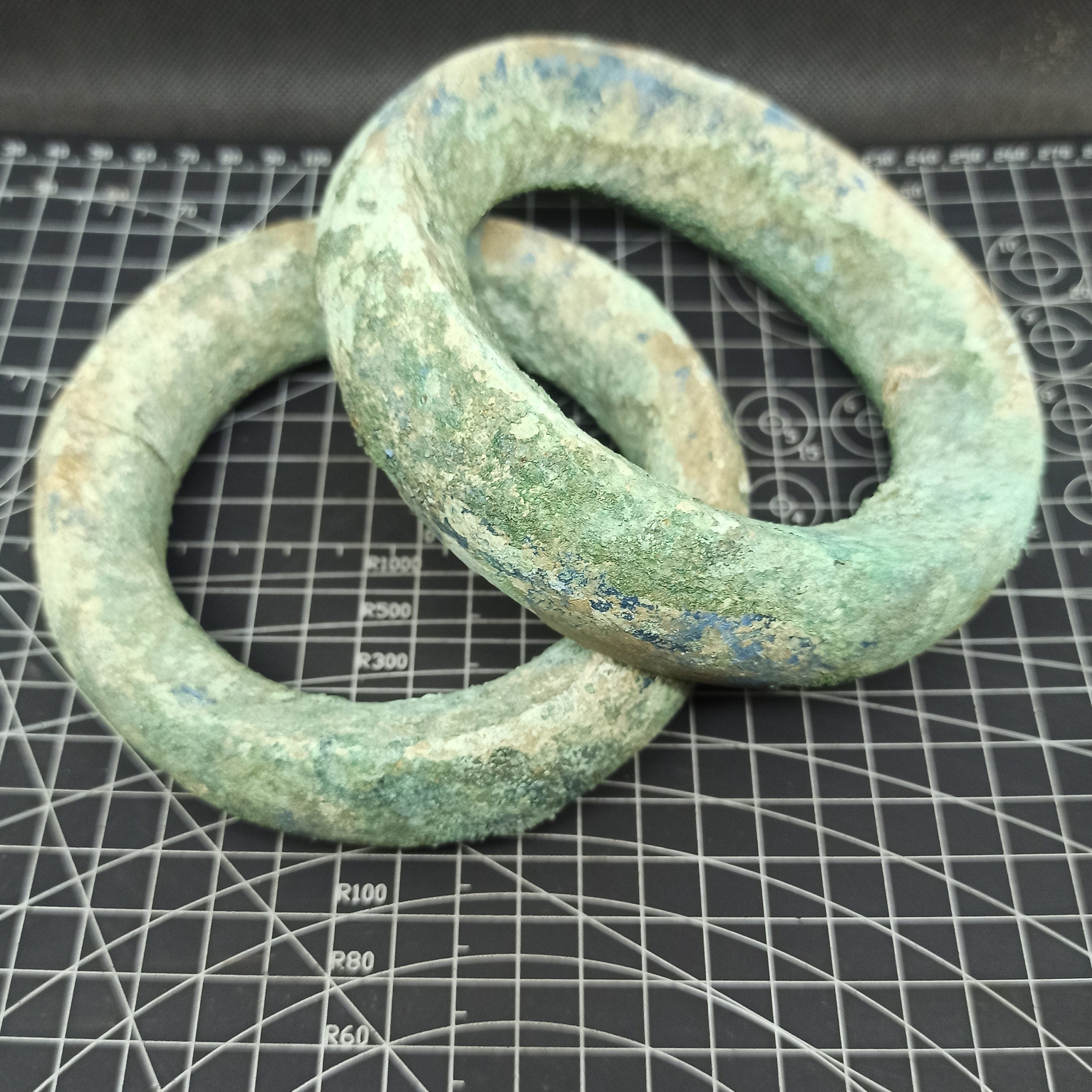 Dong Son Culture Bronze Ankle Bangles Pair Excavation Find | ArtefactsHunter
