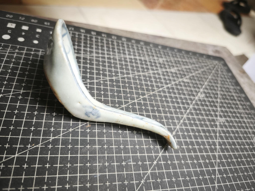 Ming Qing Dynasty Chinese Porcelain Spoon | Javanese Trade Route Ceramic