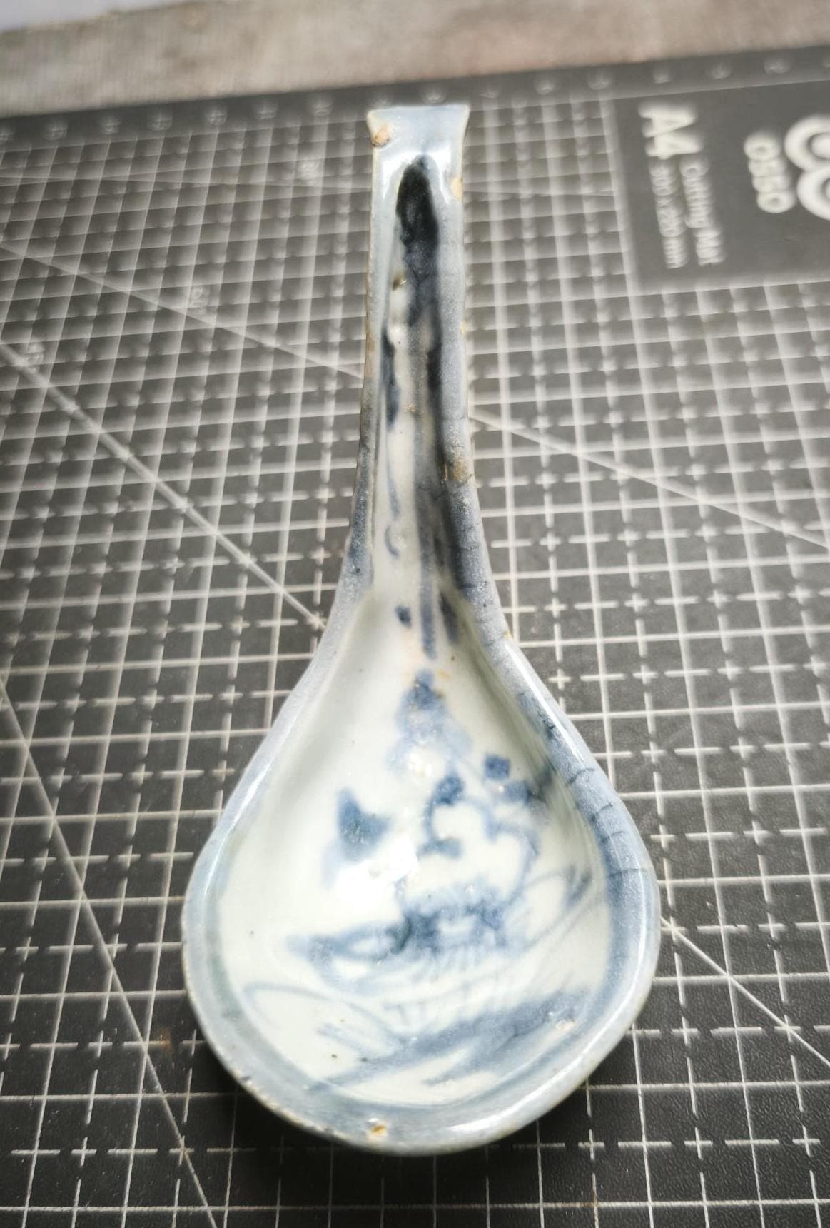 Ming Qing Dynasty Chinese Porcelain Spoon | Javanese Trade Route Ceramic