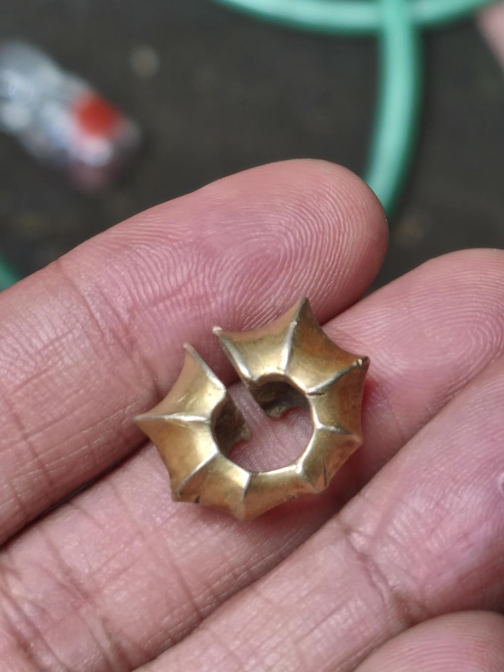 Javanese Gold Keloh Ear Clip - Majapahit/Airlangga Period | ArtefactsHunter