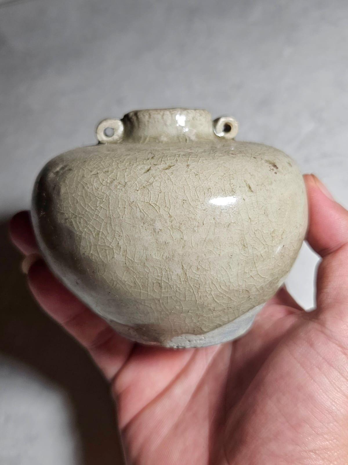 Song Dynasty Chinese Porcelain Handled Jarlet | ArtefactsHunter