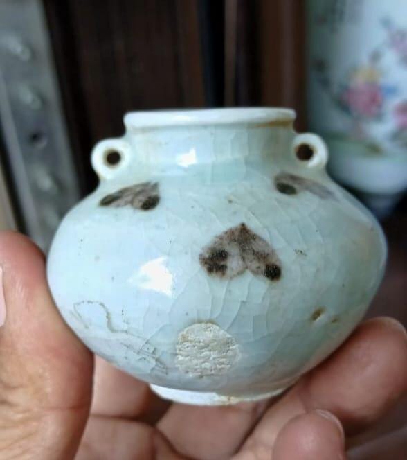 Chinese Porcelain Yuan Dynasty Spotted Jarlet - ArtefactsHunter