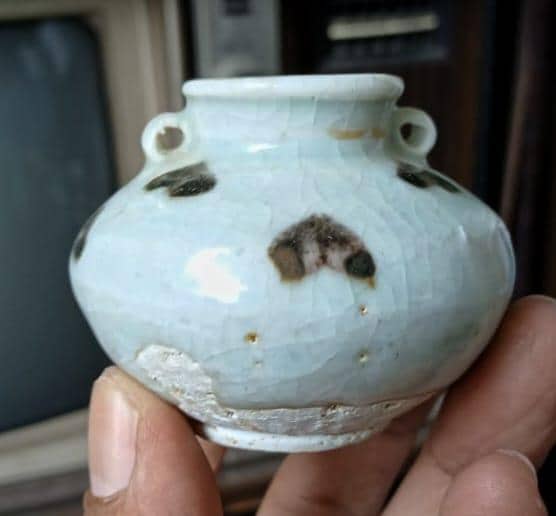 Chinese Porcelain Yuan Dynasty Spotted Jarlet - ArtefactsHunter